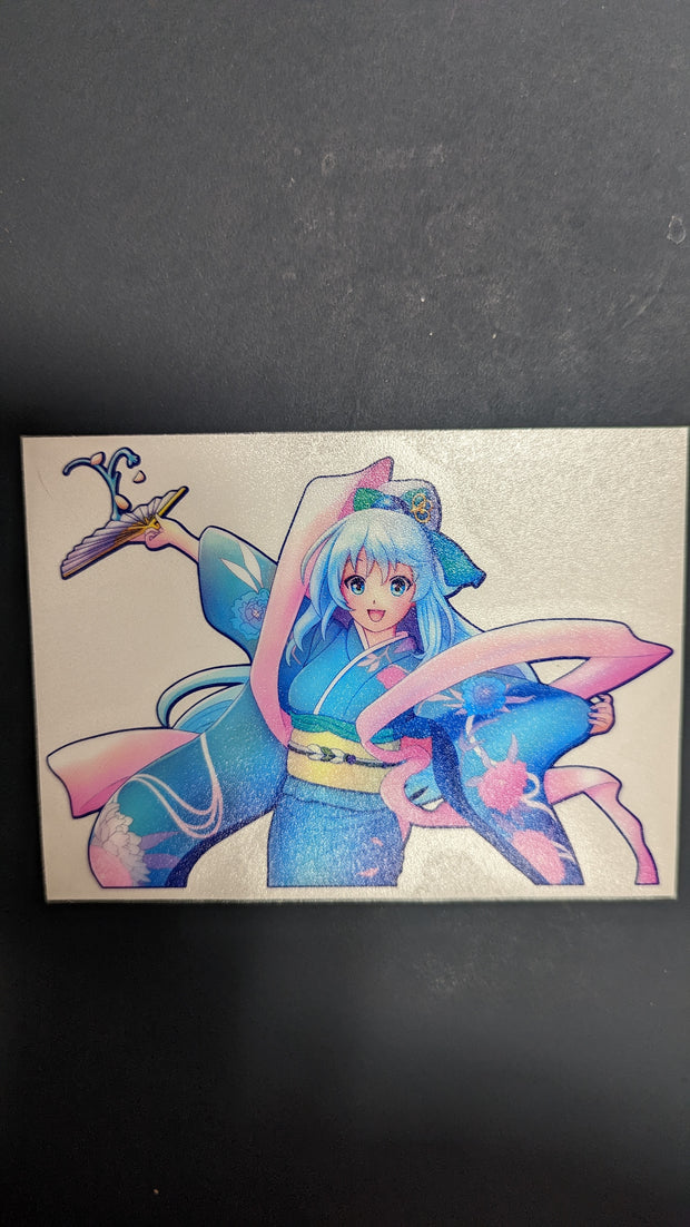 Kimono Aqua | Anime Sticker Decal