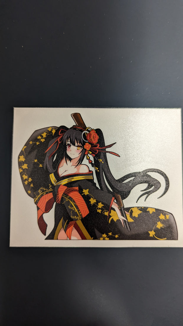 Kimono Kurumi | Anime Sticker Decal