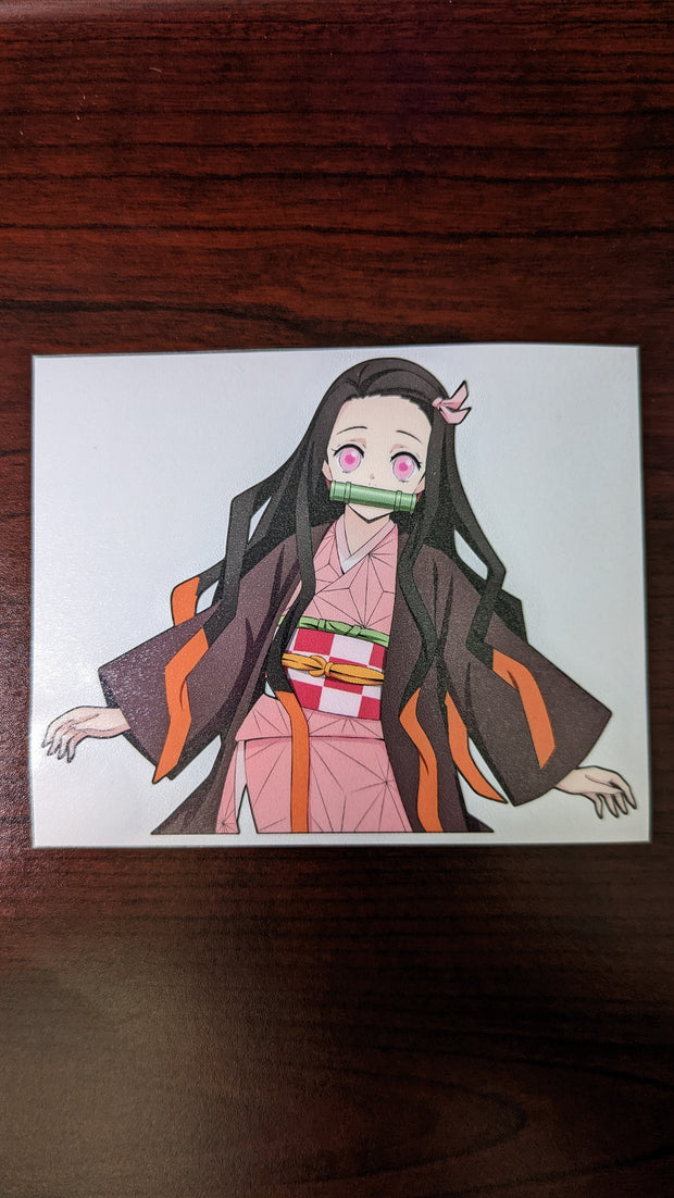 Nazuko Sticker Decal Nezuko | Anime Sticker Decal – HookedOnHype