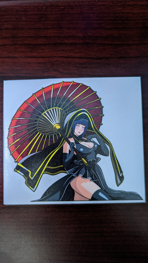 Hinata Dark Wedding | Anime Sticker Decal