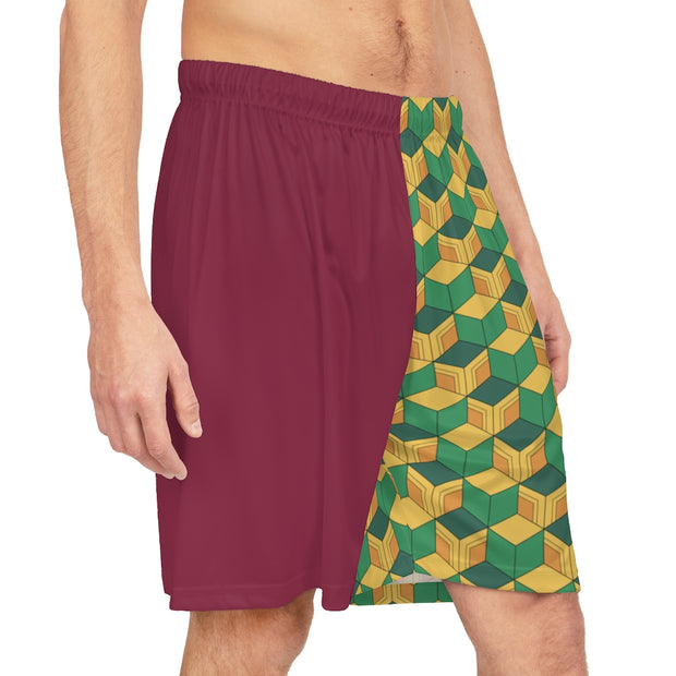 Demon Basketball Shorts (Version: Giyu)