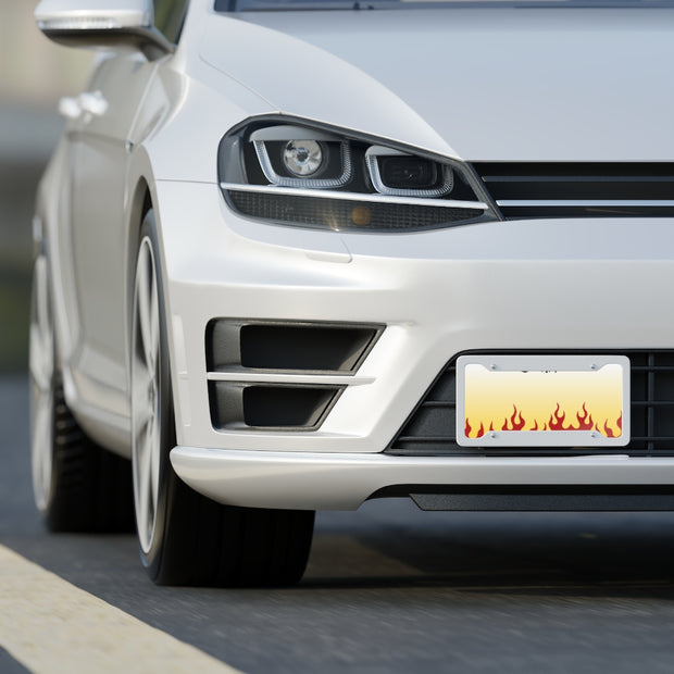 Demon License Plate Bracket (Version: Rengoku)