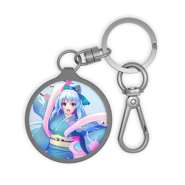 Aqua Keyring